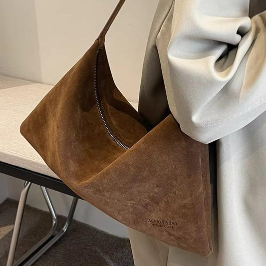 Arivellas™ | Vintage Tote Bag in suede